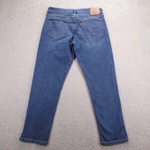 LEVIS Jeans Size 30 Boyfriend Tapered Leg Ankle Mid Rise Medium Wash Denim